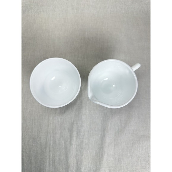 VTG Indiana Milk Glass Colony Harvest Grapes Cream and Sugar Set Mint Condition - Picture 4 of 6